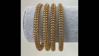 Latest gold bangles designs for women✨😍|| new designer gold bangles 👌🌟