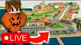 🔴Building TOAD HARBOR in Minecraft LIVE!