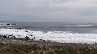 Watching the Waves at Fortress at Louisbourg NS 2