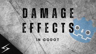 Most common Damage Effects: Screen Shake, Flashing Sprite, and pushing!