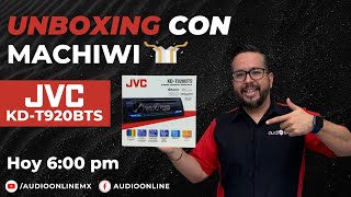 Unboxing Autoestéreo JVC KD-T920BTS #envivo - AudioOnline