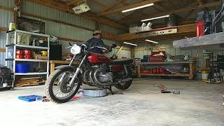 1979 Suzuki GS1000 Oil Change Motorcycle