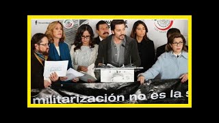 Diego luna pide que senadores "respondan a la altura"