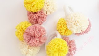 Mini  pompons na xuxinha - DIY  - PAP  - Idéias para você lucrar muito  - Eliana Moreira