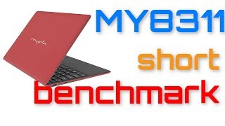 rd #291 MYRIA MY8311 notebook short benchmark