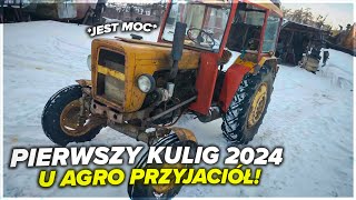 😁 PIERWSZY KULIG W 2024 😁 Dzień na wesoło z Agro Przyjaciółmi  😎