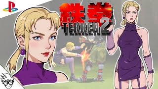 Tekken 2 (PS1/1996) - Nina Williams [Playthrough/Playthrough] (鉄拳: ニーナ・ウィリアムズ)