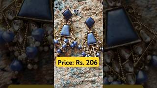 Stunning Earings In RS. 206! #meesho #meeshoearings #jewelleryhaul #jewellery #jewellerydesign #blue