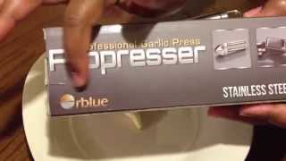 What Momma Thinks About It: Orblue Propresser Garlic Press Demo