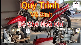 Quy Trình Vệ Sinh Bộ Chế Hoà Khí và cách chỉnh Garanty.