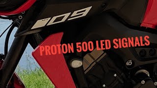 Proton 500 LED Flush Mount Turn Signals Installation & Review | 2017+ FZ-09/MT-09