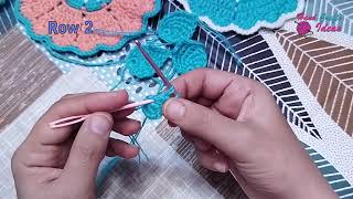 How to Crochet Tunisian Leaf for Beginners