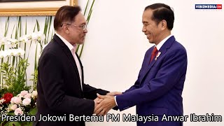 Presiden Jokowi Terima Kunjungan PM Malaysia Anwar Ibrahim