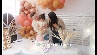 MIA'S 1ST BIRTHDAY! | VLOG