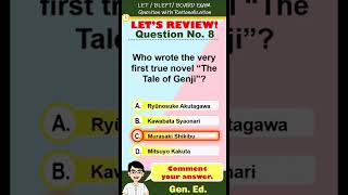 BLEPT / LET / Board Exam Review Question w/ Rationalization 1 - Gen. Ed. 2 - English 8 #shorts #let