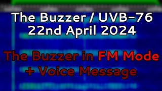 The Buzzer | 22nd April 2024 | Buzzer in FM + "Monolith" Voice Message