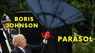 Boris Johnson kontra parasol [WIDEO] #Shorts