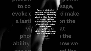 A good photograph is one that... #photography #fact #portraitphotography #buildrapport