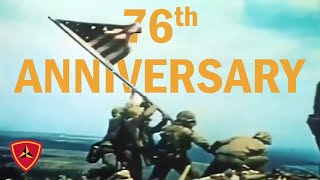 The Battle of Iwo Jima I Raising the flag on Iwo Jima  | Iwo Jima in Color