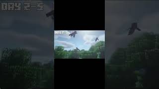 I Survived 100 DAYS as a BAT in HARDCORE Minecraft! 6 #Shorts