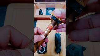 V-Cut Cutting, Toasting, and Lighting an H. Upmann "1844 Special Edition Barbier" Cigar