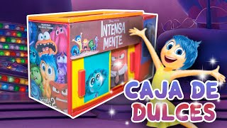 CAJA DE DULCES DISPENSADOR INTENSAMENTE MANUALIDAD