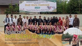 UPACARA Hari Guru Nasional TAHUN 2023