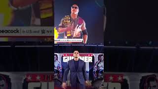 The final Boss the rock vs WWE superstar let Me know if this was A W guys #youtubeshorts #1vs1