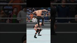 flying RKO on SETH ROLLINS 😈#wweshorts #youtubeshorts