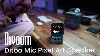 The Coolest Speaker Ever | Divoom Ditoo Mic Pixel Art Bluetooth Speaker Review