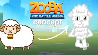 ОВЕЧКА В ZOOBA!!!?? КОНЦЕПТ НОВОГО ПЕРСОНАЖА ДЛЯ ИГРЫ ZOOBA 🐑😯