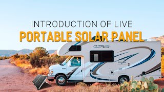 Introduction of live portable solar panel-LVP series