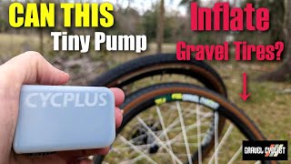 Tiny Pump to Inflate Gravel Tires? : CYCPLUS Cube