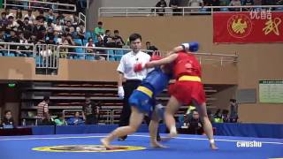 2016 China Femals Wushu （Sanda） Championship finals 65kg （cai cuncun vs fan qianhui）