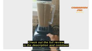 Review BlackCRANDDI Professional Blender, 70oz Commercial Blender for Smoothies, 1500W Power Blender