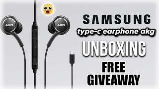 Samsung AKG-Tuned IC100 Type-C Wired in Ear Earphone 💥 Unboxing & Free Giveaway @SamsungIndia