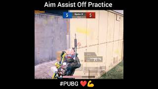 Aim assist off vs my teammate #M416 #PUBG