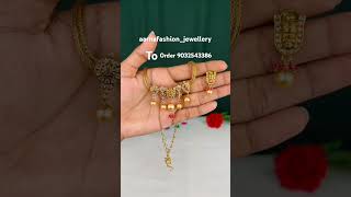 Price: 650/- plus shipping#onegramgoldjewellery#chokerjewellery