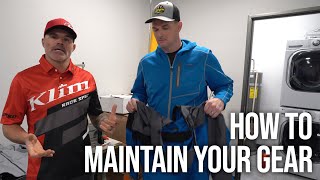 How To: Maintain Your Riding Gear