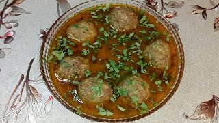 Beef Kofta Recipe By Food Fiction - Gravy Meatballs