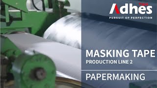 Adhes Production Line - Masking Tape (2/6) | Papermaking