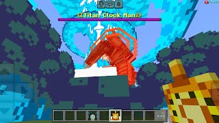 Kaiju Craft Mod VS New Skibidi toilet Addon in Minecraft PE