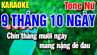 Karaoke 9 Tháng 10 Ngày Nhạc Sống Tone Nữ | Beat Yến Như