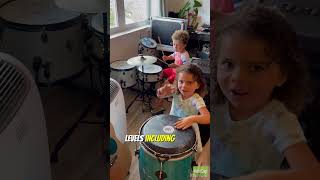 Percussion Playtime: Kids Jamming on Drums and Congas