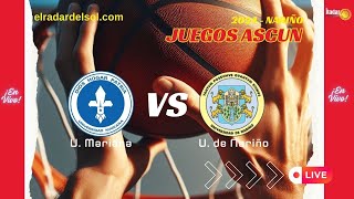 U. Mariana Vs U. de Nariño - Baloncesto Masculino