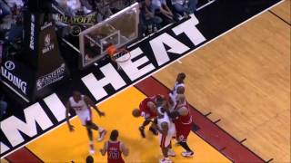 Dunk of the Night: Derrick Rose (6ft.3) UNREAL One-Handed Dunk on Joel Anthony (6ft.9) in HD