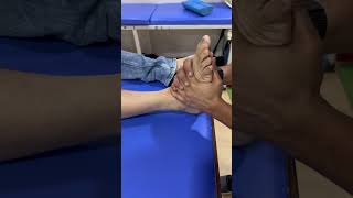 Ankle joint manipulation #chiropratic #jogeshwari #trending #motivation #anklepainrelief