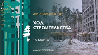 Ход строительства ЖК Ломоносов г  Димитровград 14 марта 2022