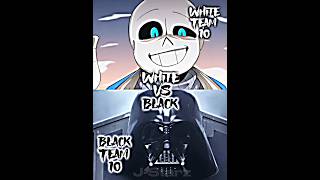 PART 1| Black Vs White | #meme #vs #edit #black #white #dc #batman #undertale #sans #1V1 #shorts