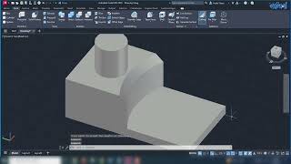 How to create Chamfer of Any Solid Object in AutoCAD 3D | Gobeshona